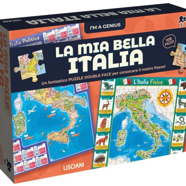 I'M A GENIUS GEOPUZZLE LA MIA BELLA ITALIA