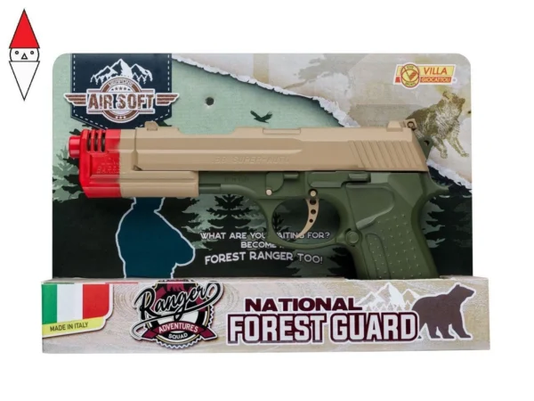 38 Super auto long barrel. air soft gun cal. 6 mm.