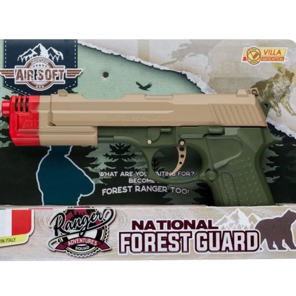 38 Super auto long barrel. air soft gun cal. 6 mm.