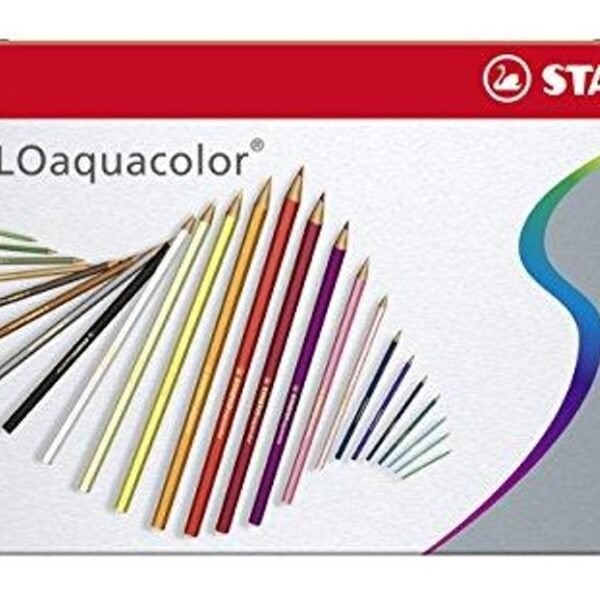 STABILO aquacolor scatola in metallo ARTY  da 36 colori ass.