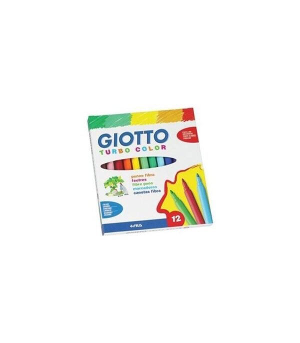 ASTUCCIO turbo color giotto 12 pennarelli
