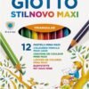 Confezione 12 matite colorate giotto stilnovo maxi