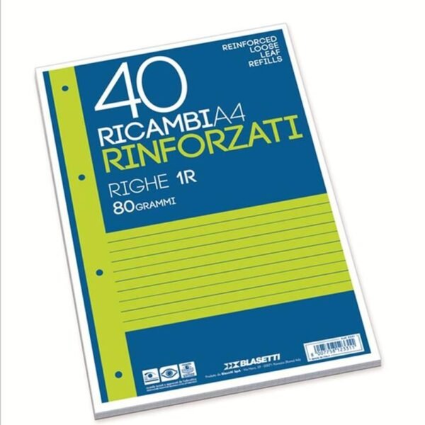 RICAMBI RINF A4 80GR 40F 1R