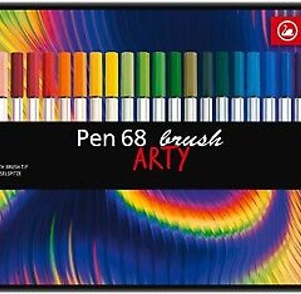 STABILO Creative Tips scatola in metallo da 50pz.versione URBAN (giallo,vermiglio pallido, porpora, prugna, blu di Prussia, blu turchese, verde muschio, ocra scuro, nero e grigio)