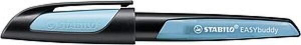 STABILO EASYbuddy fusto nero/blu chiaro +1 cartuccia blu