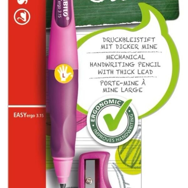 STABILO EASYergo 3.15 blister rosa/lilla