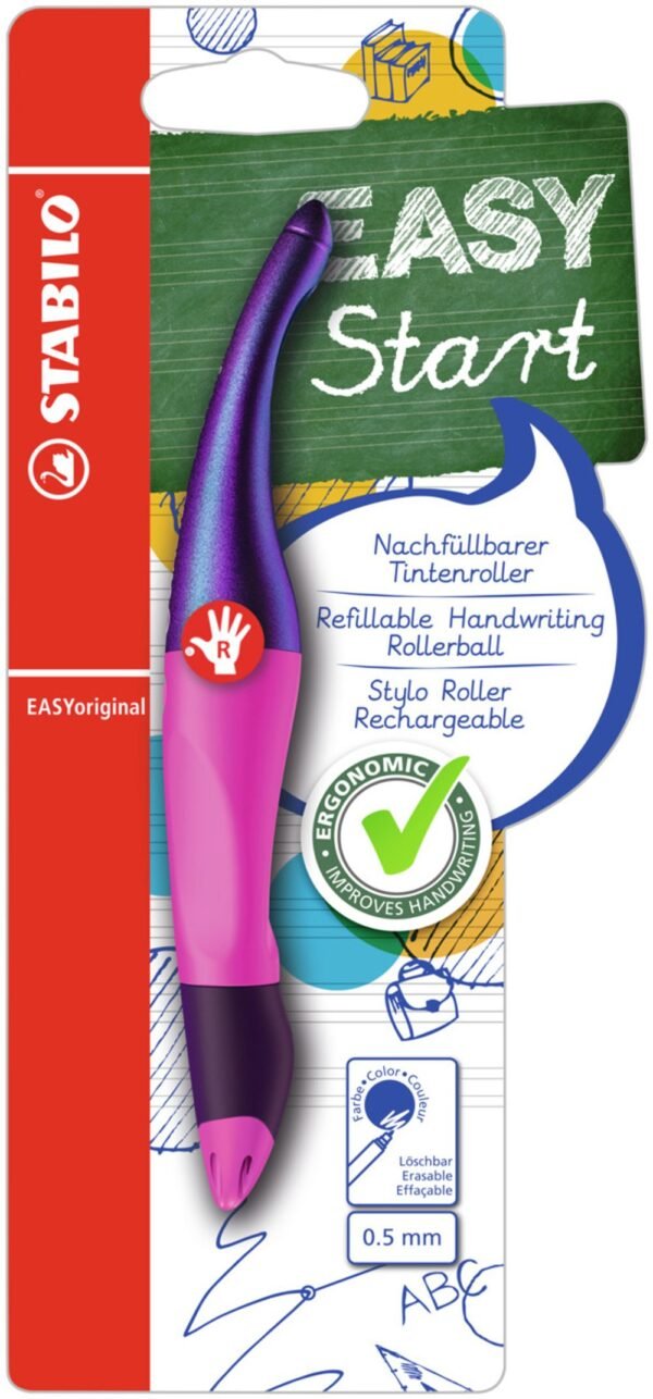 Stabilo easyoriginal holograph edition blister magenta + 1 refill m blu