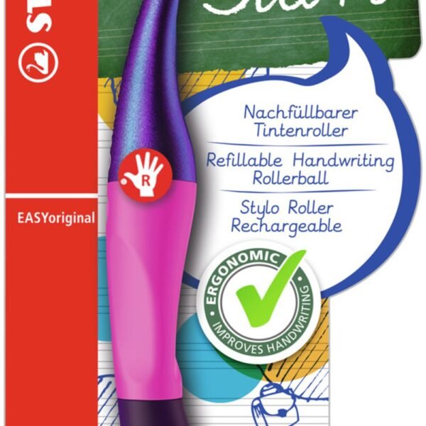 STABILO EASYoriginal Holograph Edition blister magenta + 1 refill M blu