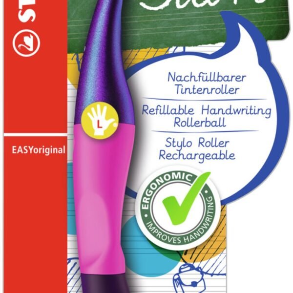 STABILO EASYoriginal Holograph Edition blister magenta + 1 refill M blu