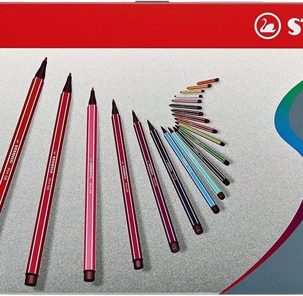 STABILO Pen 68 scatola in metallo  ARTY  da 50 colori ass.