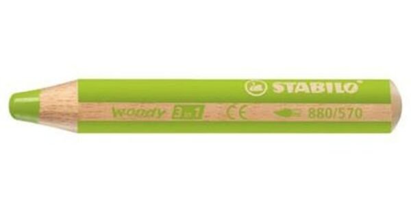 STABILO woody 3in1 verde foglia