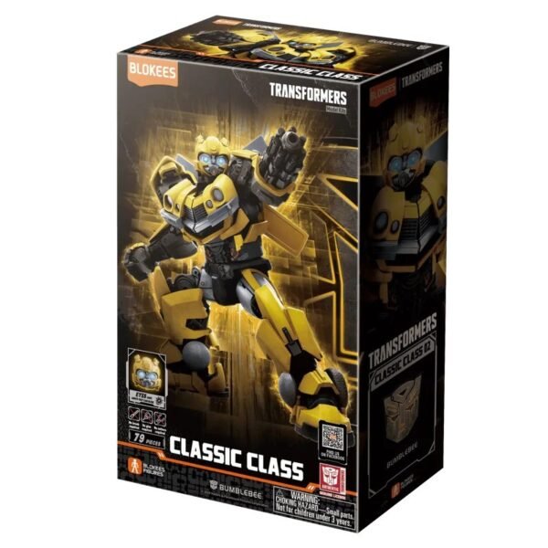 Blokees Figures - Transformers - Classic Class 02 - Bumblebee - 79 pcs - Light-up Eyes
